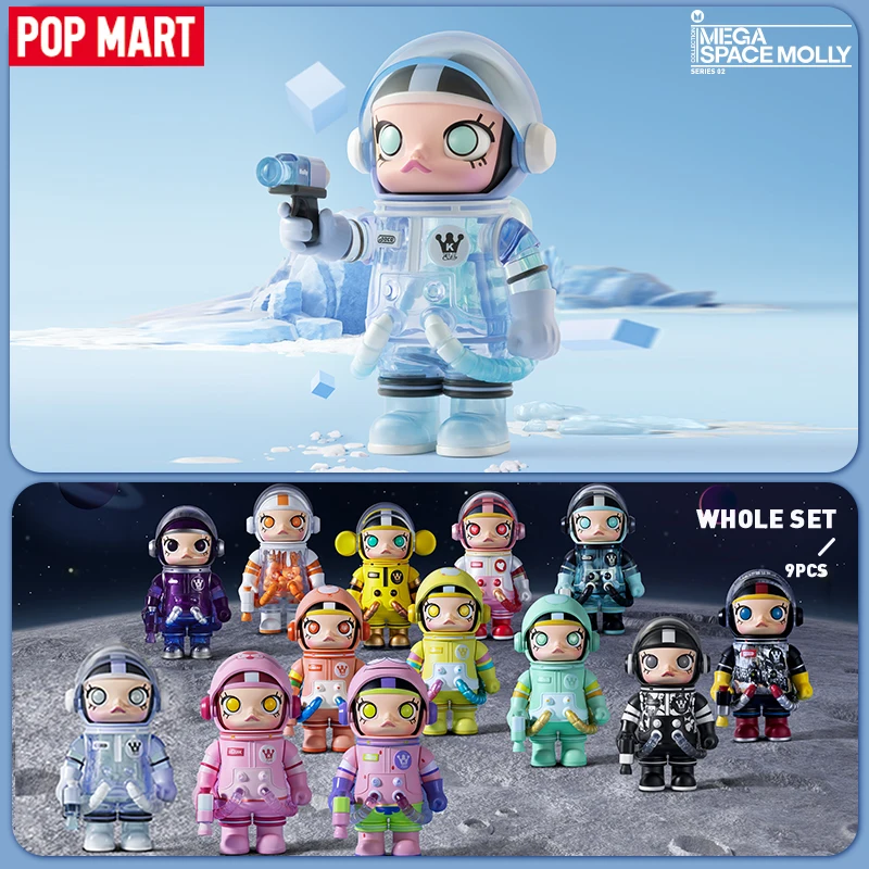 Pop mart mega space molly 100% series 02-b mystery box 1 шт