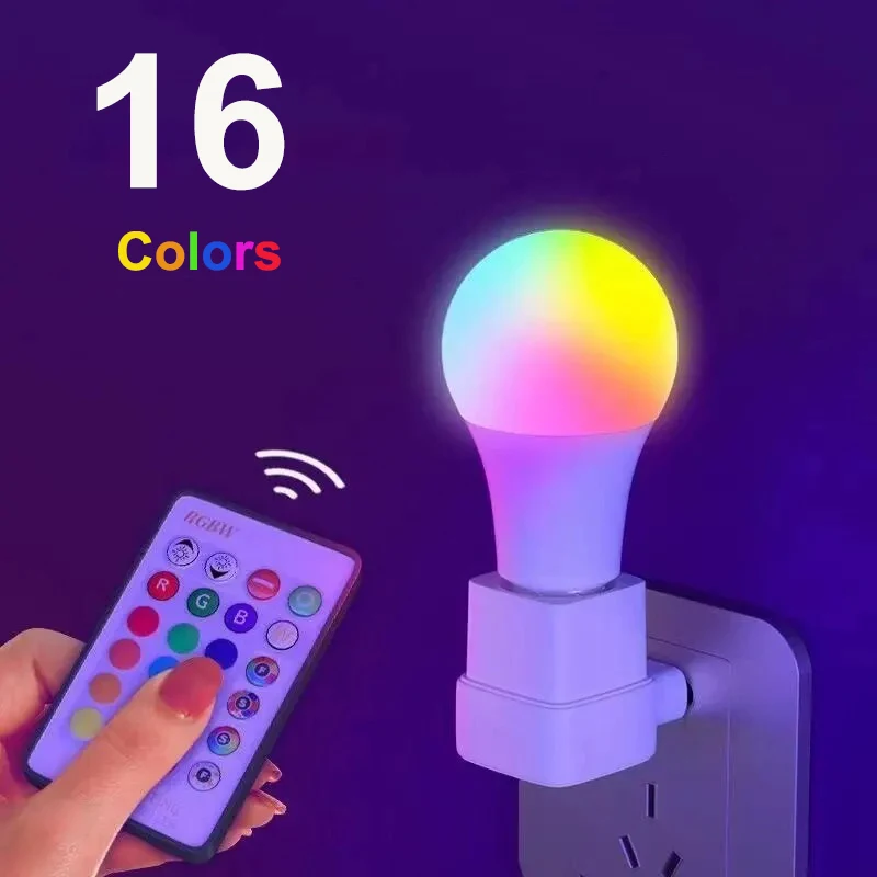 E27 rgb светодиодная лампа 220 в