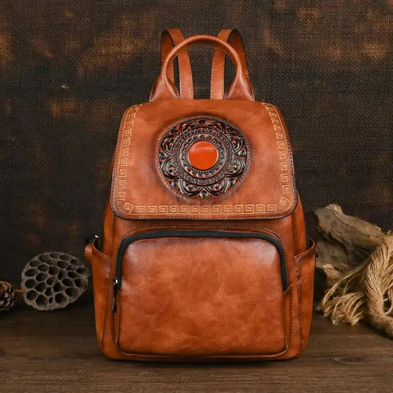 Женский рюкзак с тиснением motaora - Фотография_2