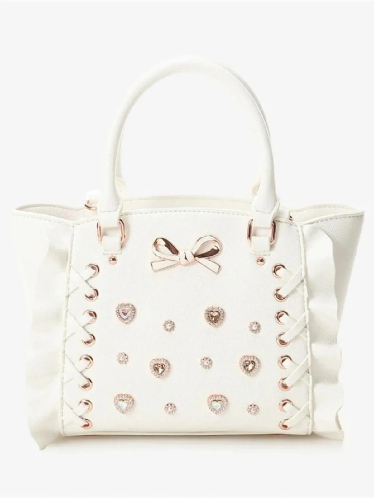 Сумка в стиле лолиты на шнуровке с крестом - Фотография_2