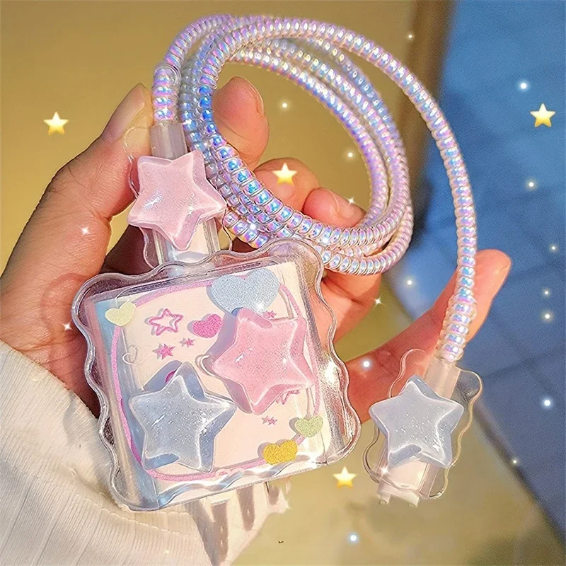 Kawaii милый 3d star love heart