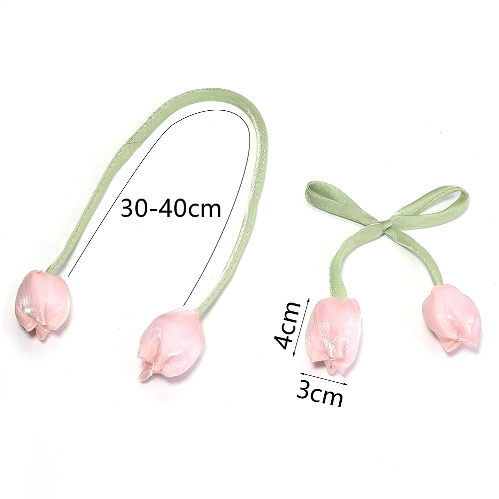 Шелковая лента с милым тюльпаном для женщин - Фотография_5