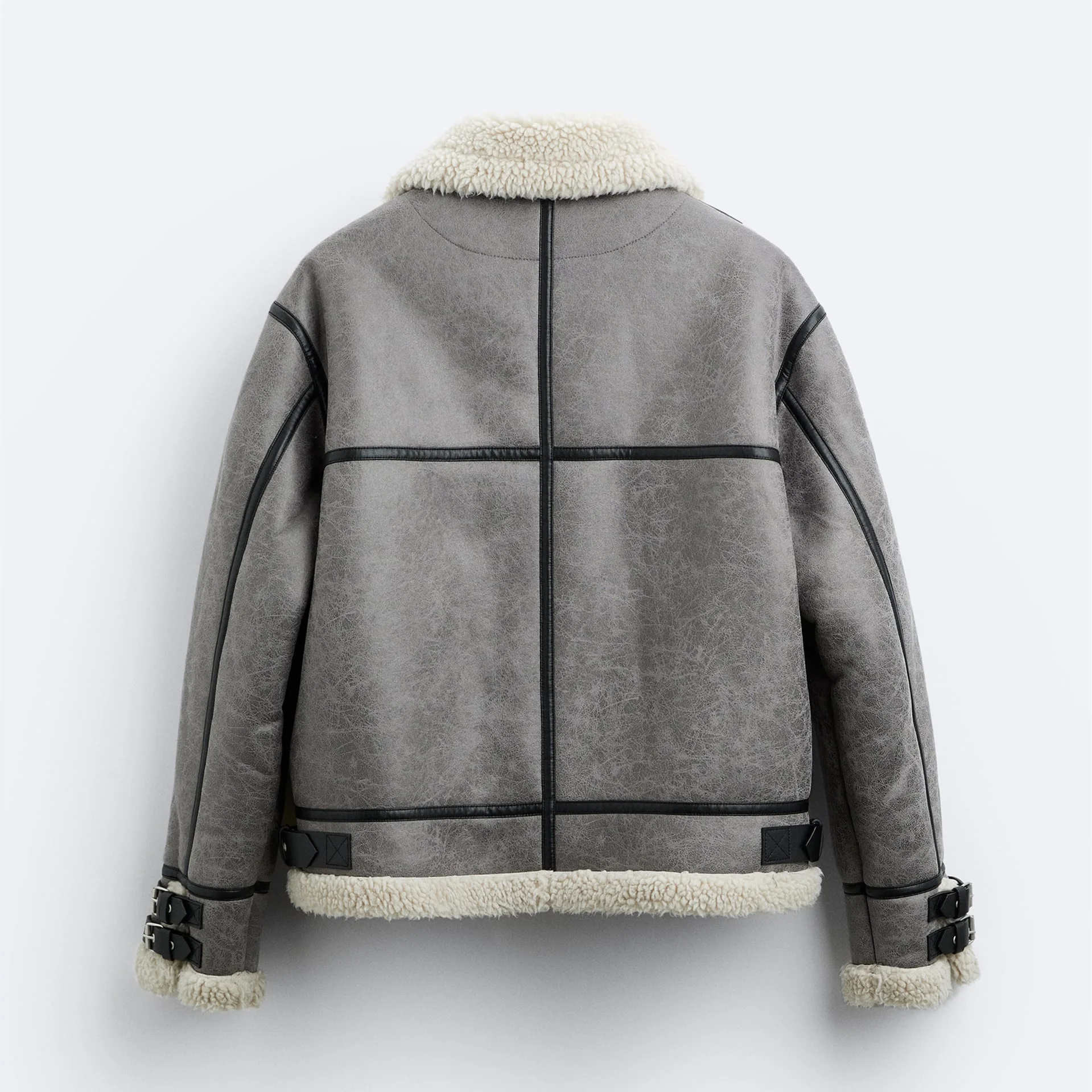 Мужская зимняя куртка из овечьей - Фотография_4