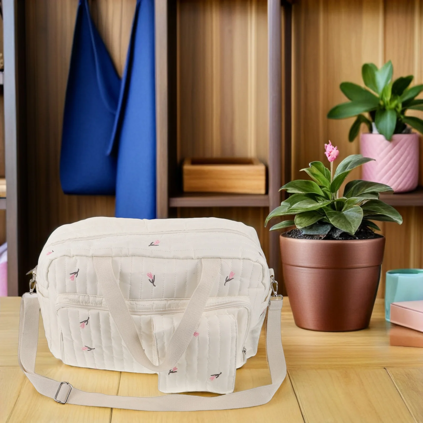 Большая вместительная сумка для подгузников - Фотография_3