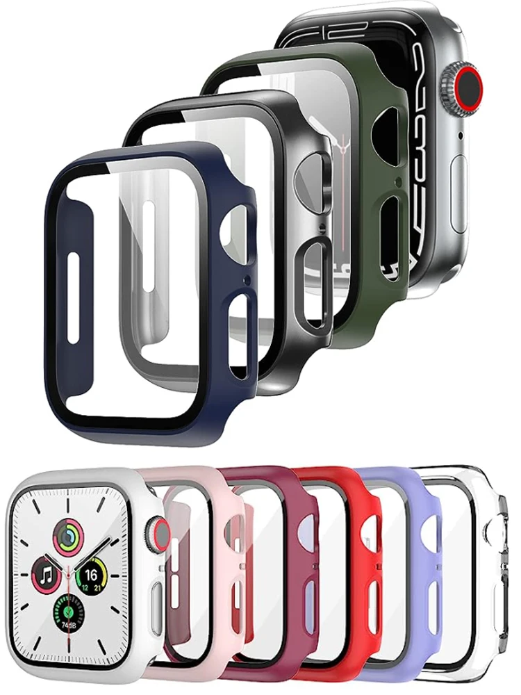 Защитное стекло + чехол для apple watch