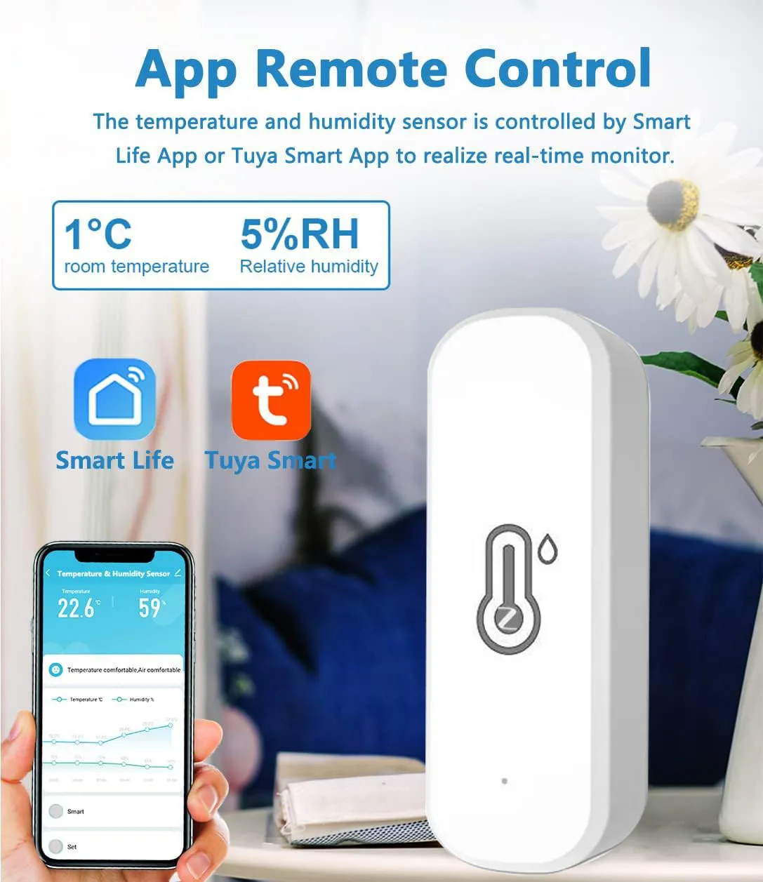 Датчик температуры и влажности tuya zigbee3.0 - Фотография_3