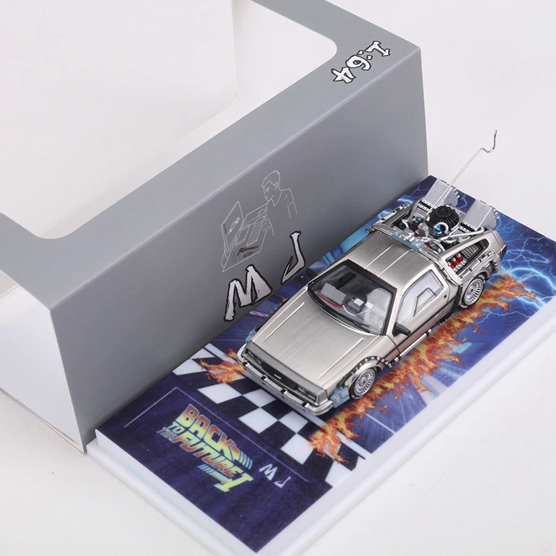 Mj 1:64 delorean dmc i ii iii «назад в будущее» - Фотография_4