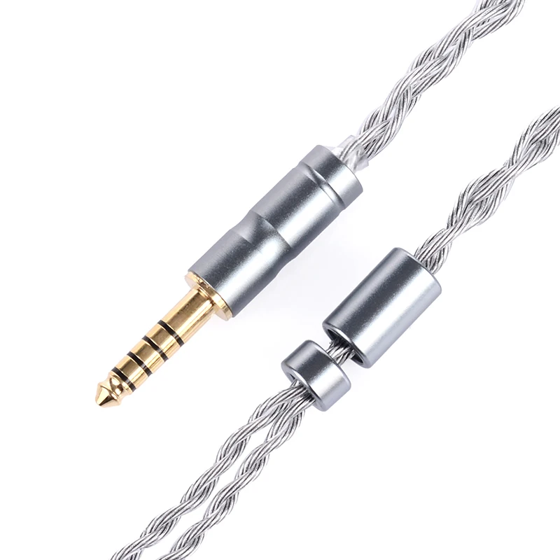 Посребренный кабель koceta sheild для ремонта iem - Фотография_6