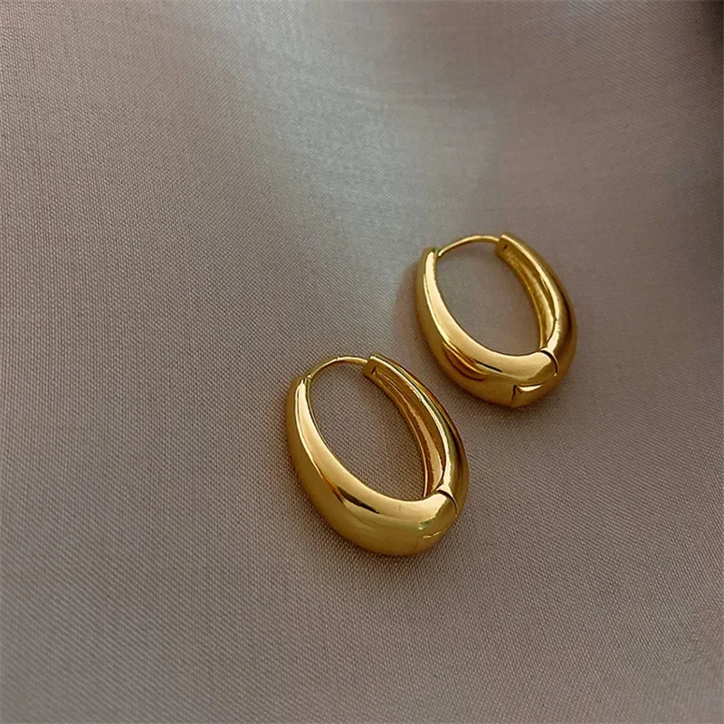 Лидер продаж, модные металлические серьги-капли для женщин