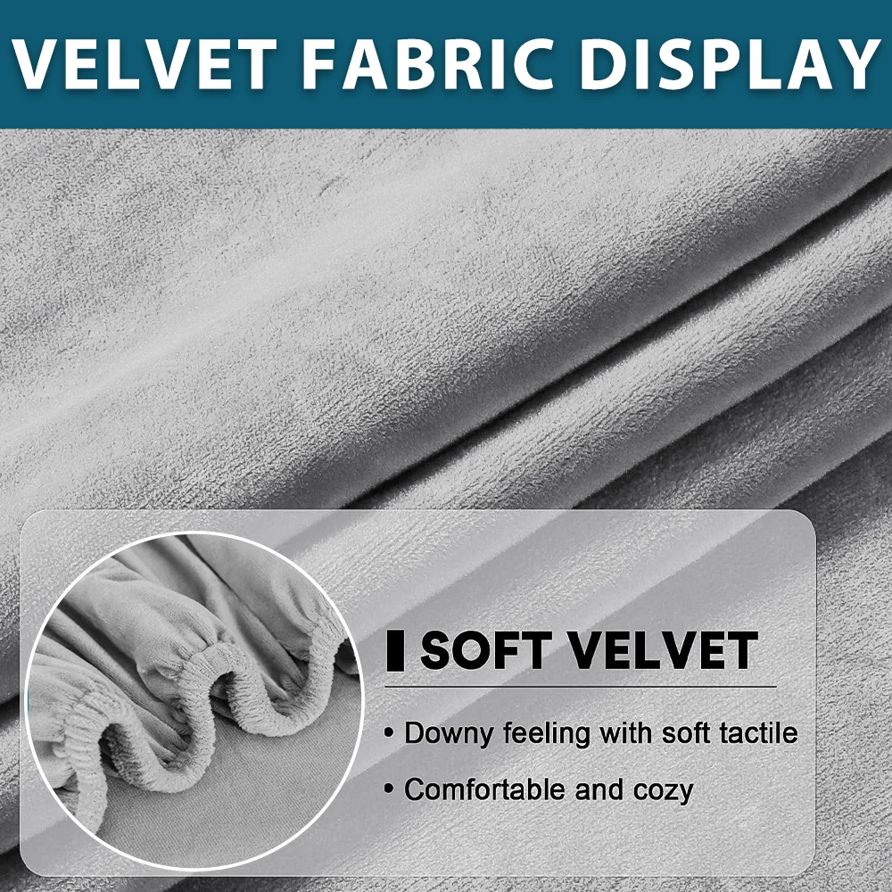 Brhuixue бархатные чехлы для диванных подушек для гостиной - Фотография_6