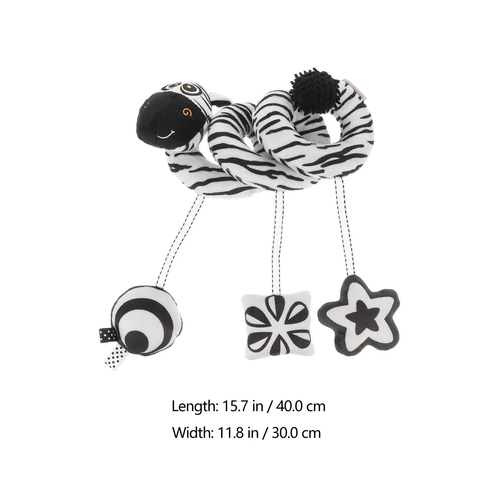 Черно-белая кровать с зеброй для новорожденных - Фотография_3