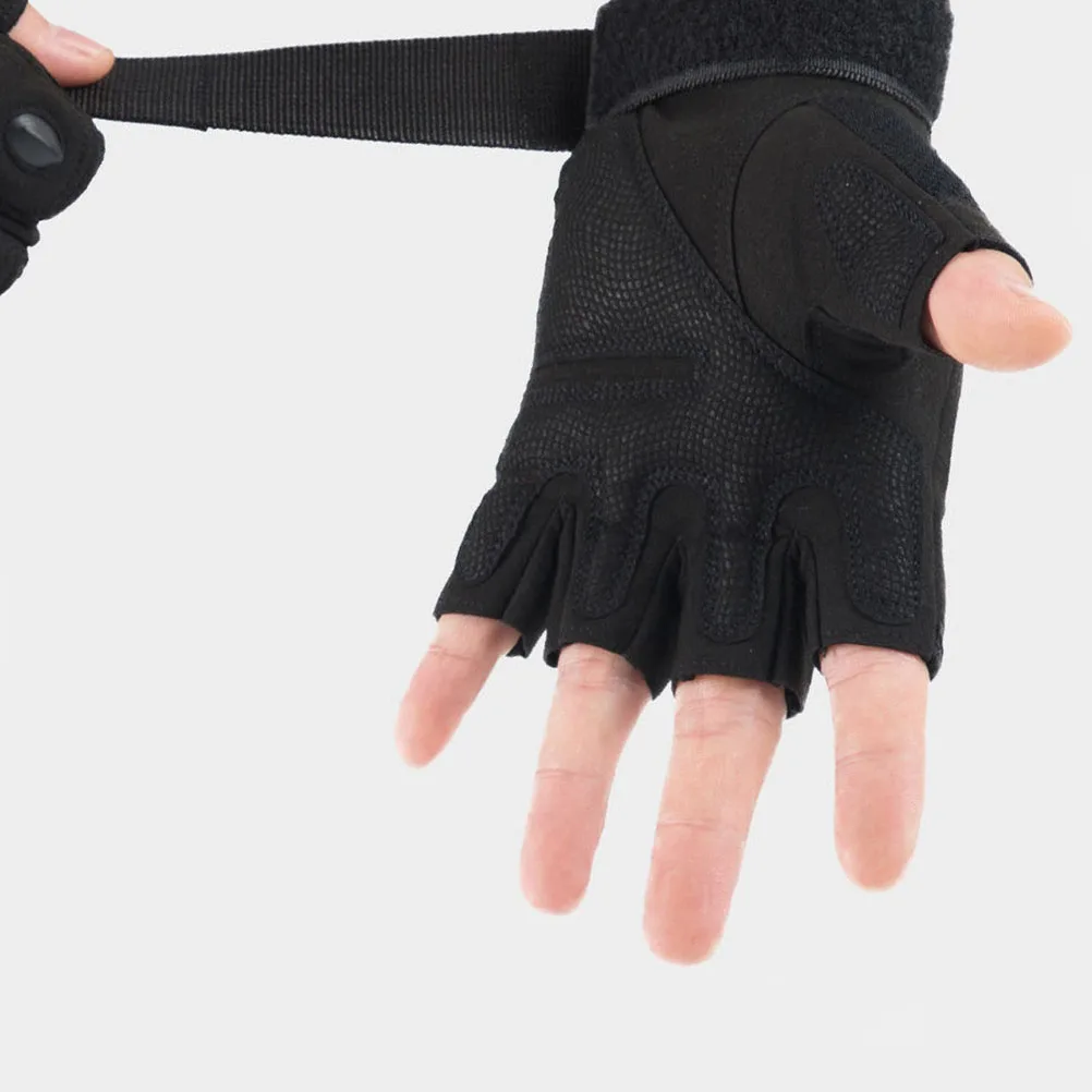 1 пара спортивных велосипедных перчаток с полупальцами - Фотография_6