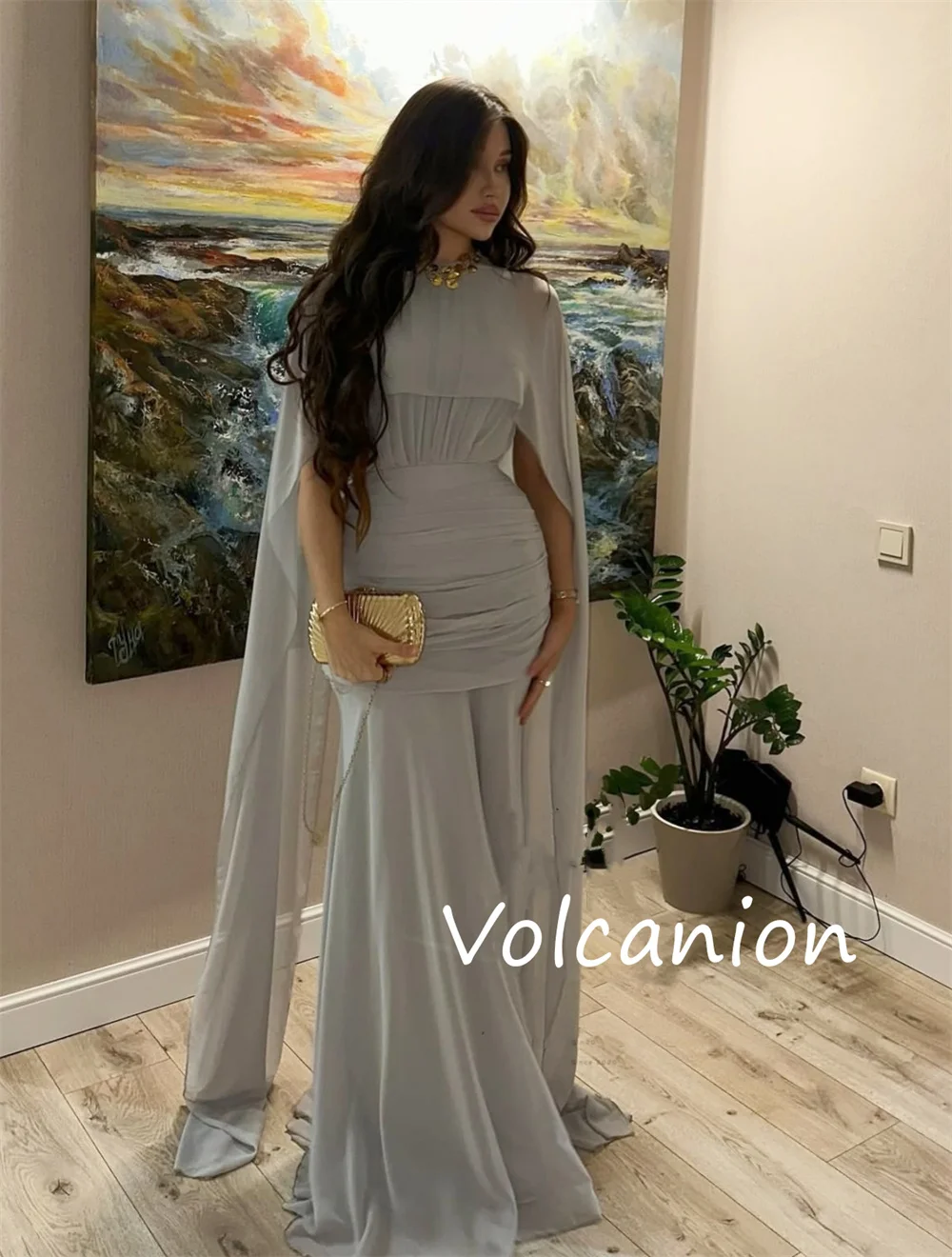 Модные шифоновые плиссированные - Фотография_2