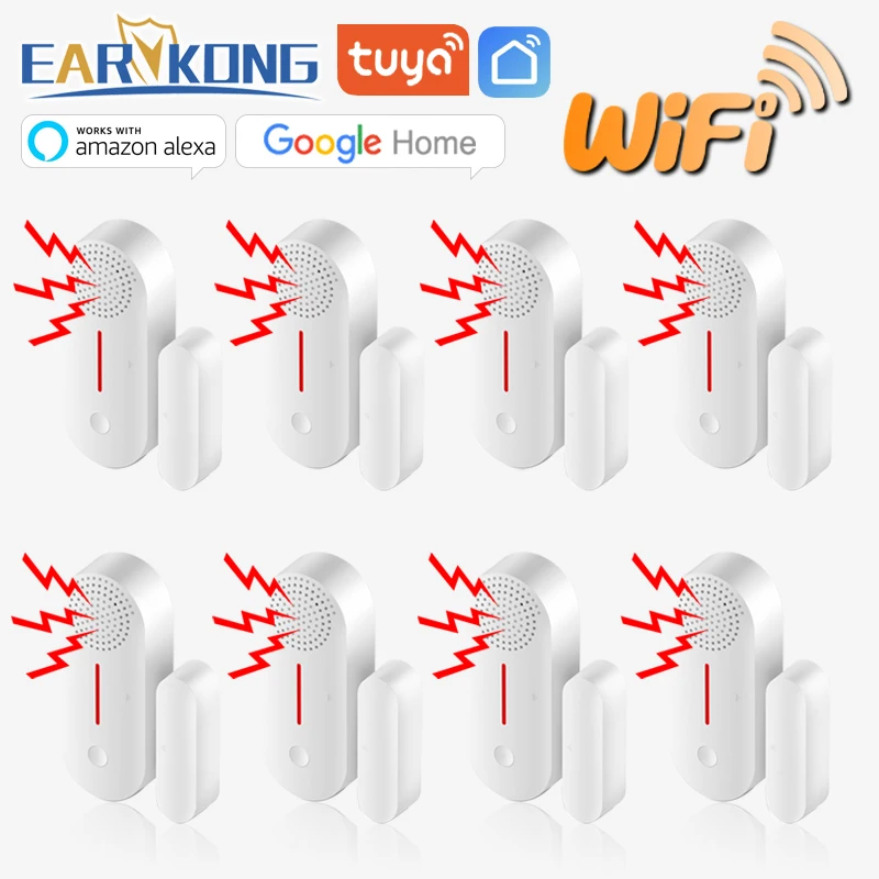 Умный wi-fi датчик двери tuya