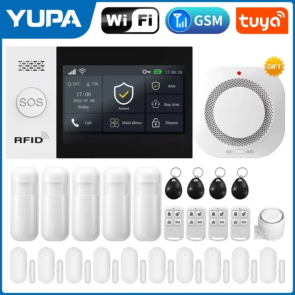 Tuya wifi умный дом gsm сигнализация