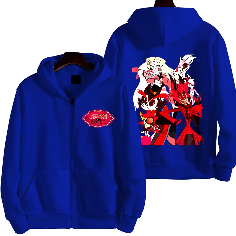 Y2k street hoodies 2025 fun hazbin - Фотография_5