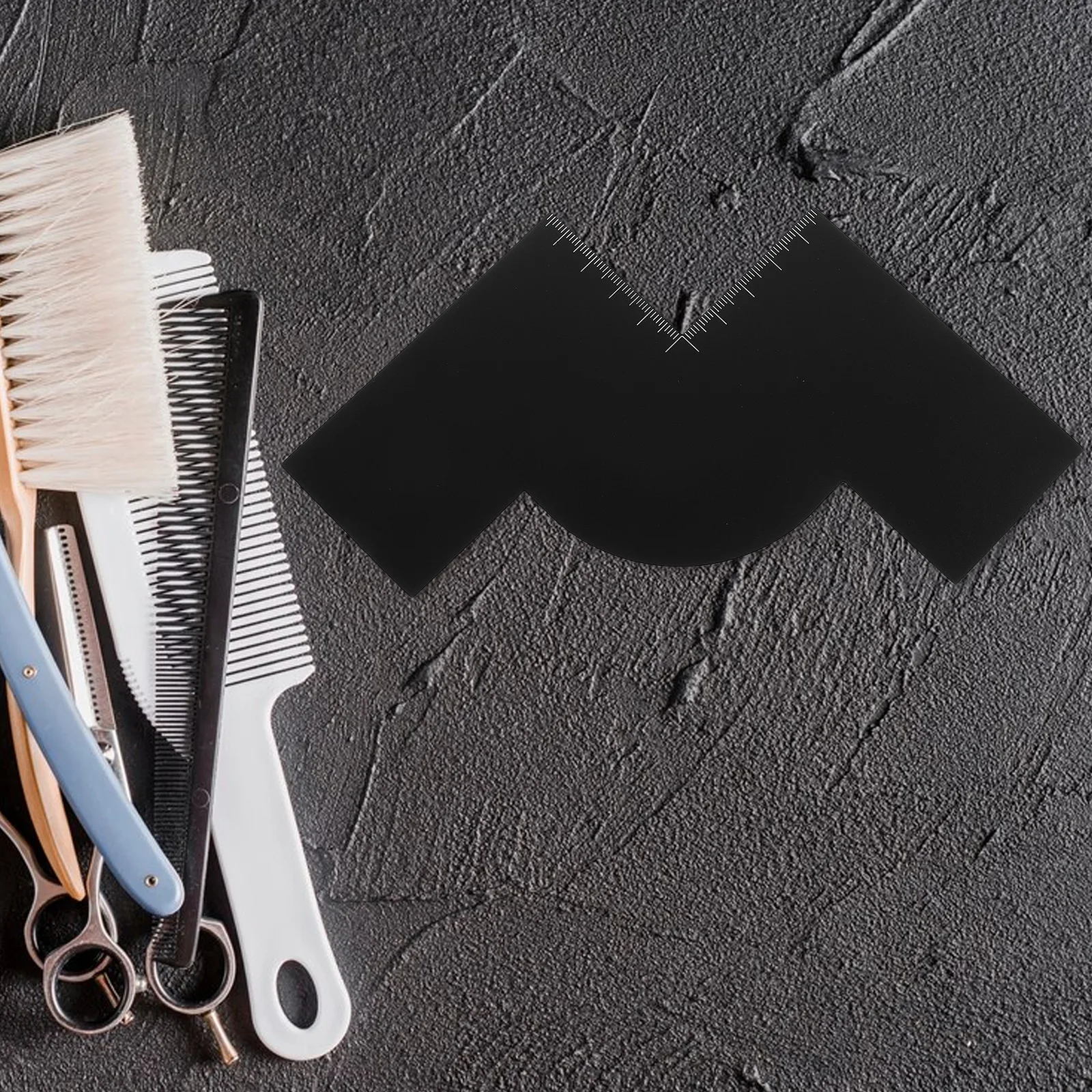 Карта для формирования линии волос для парикмахера