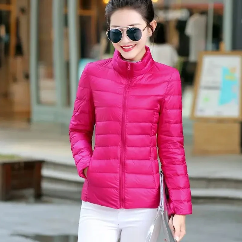 M-8xl белый утиный пуховик для женщин - Фотография_2