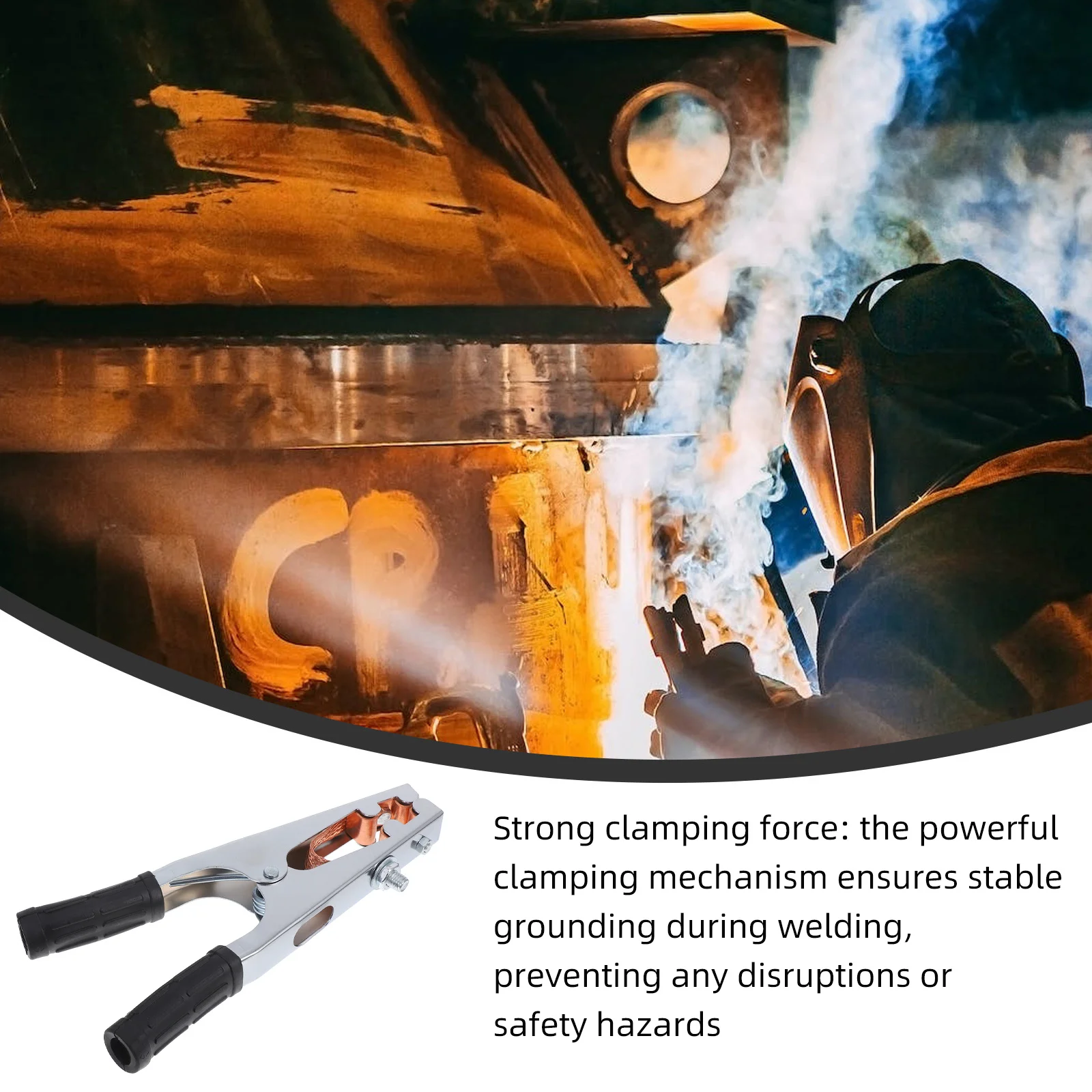 Сверхмощный сварочный зажим для заземления 800а - Фотография_5