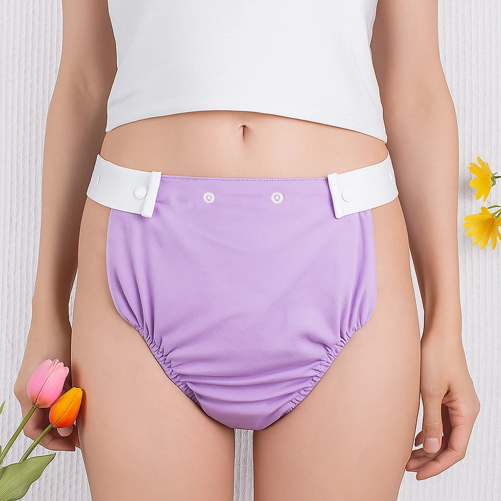 Моющиеся многоразовые тканевые подгузники для взрослых с вырезами - Фотография_2