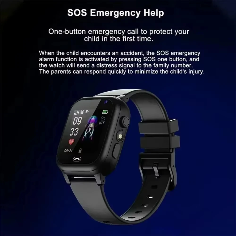 Xiaomi kids 5g смарт-часы sos gps - Фотография_4