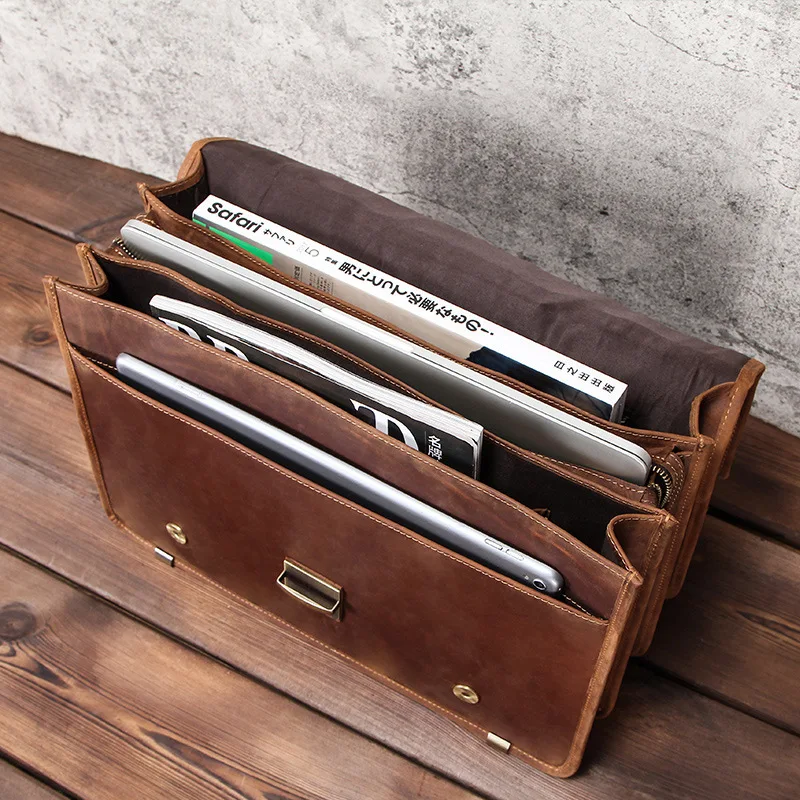 New fashionable leather briefcases - Фотография_3