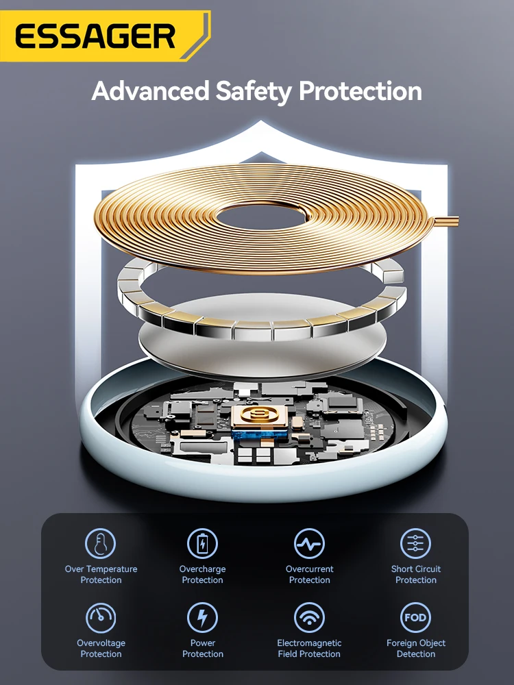 Магнитное беспроводное зарядное - Фотография_5