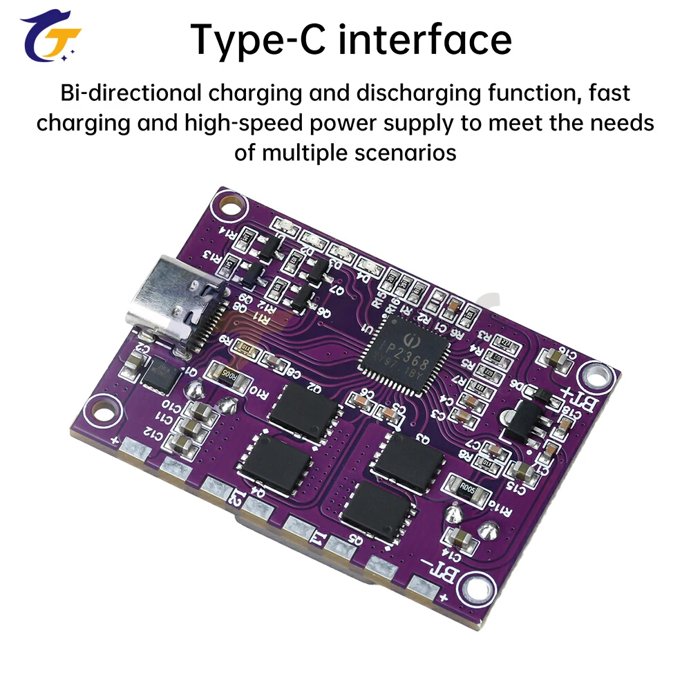 Ip2368 двунаправленный модуль быстрой зарядки 100 вт