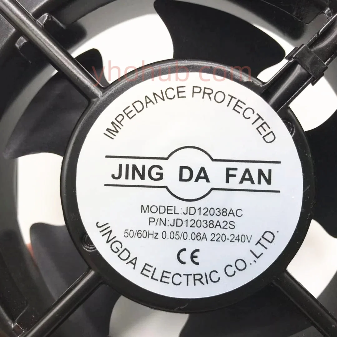 Двухпроводный вентилятор охлаждения сервера jing da jd12038ac 220 в 0 - Фотография_3