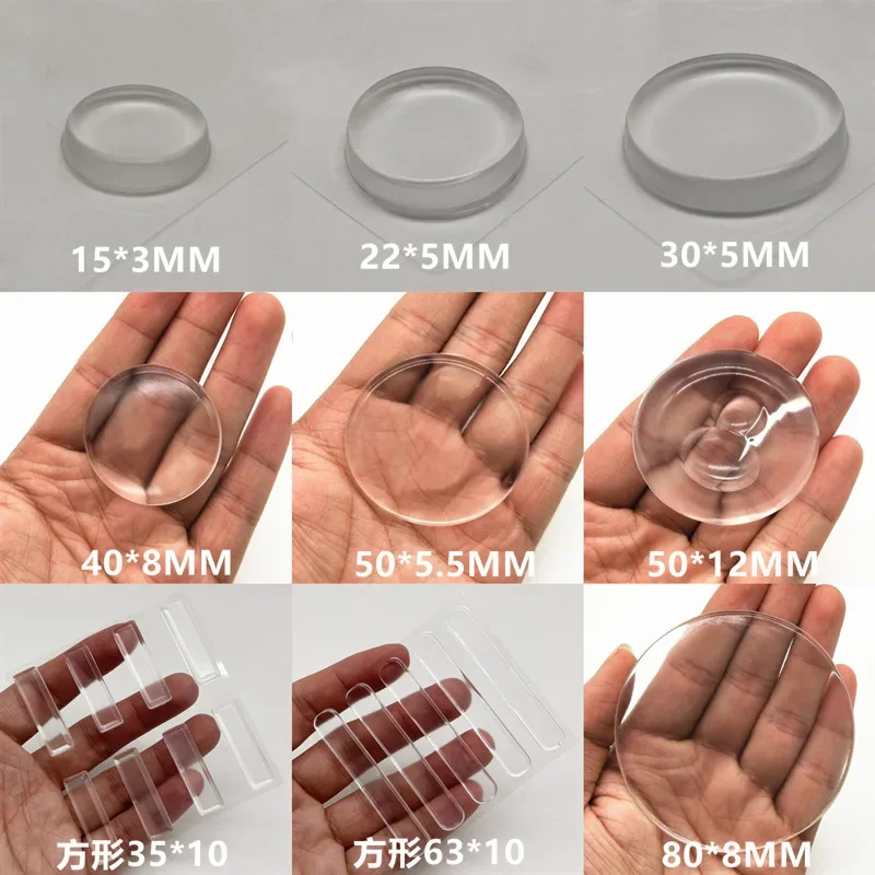 Прозрачный мягкий силиконовый ограничитель для двери