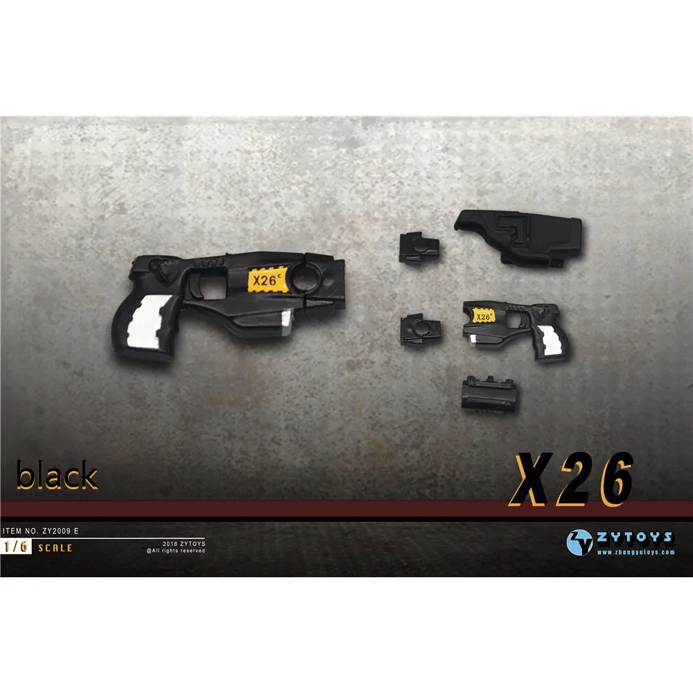 1/6 taser x26 пластиковая модель пистолета черный желтый 3 - Фотография_2