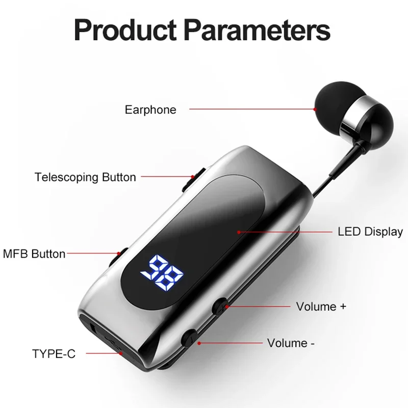 K55 lavalier business bluetooth 5 - Фотография_6
