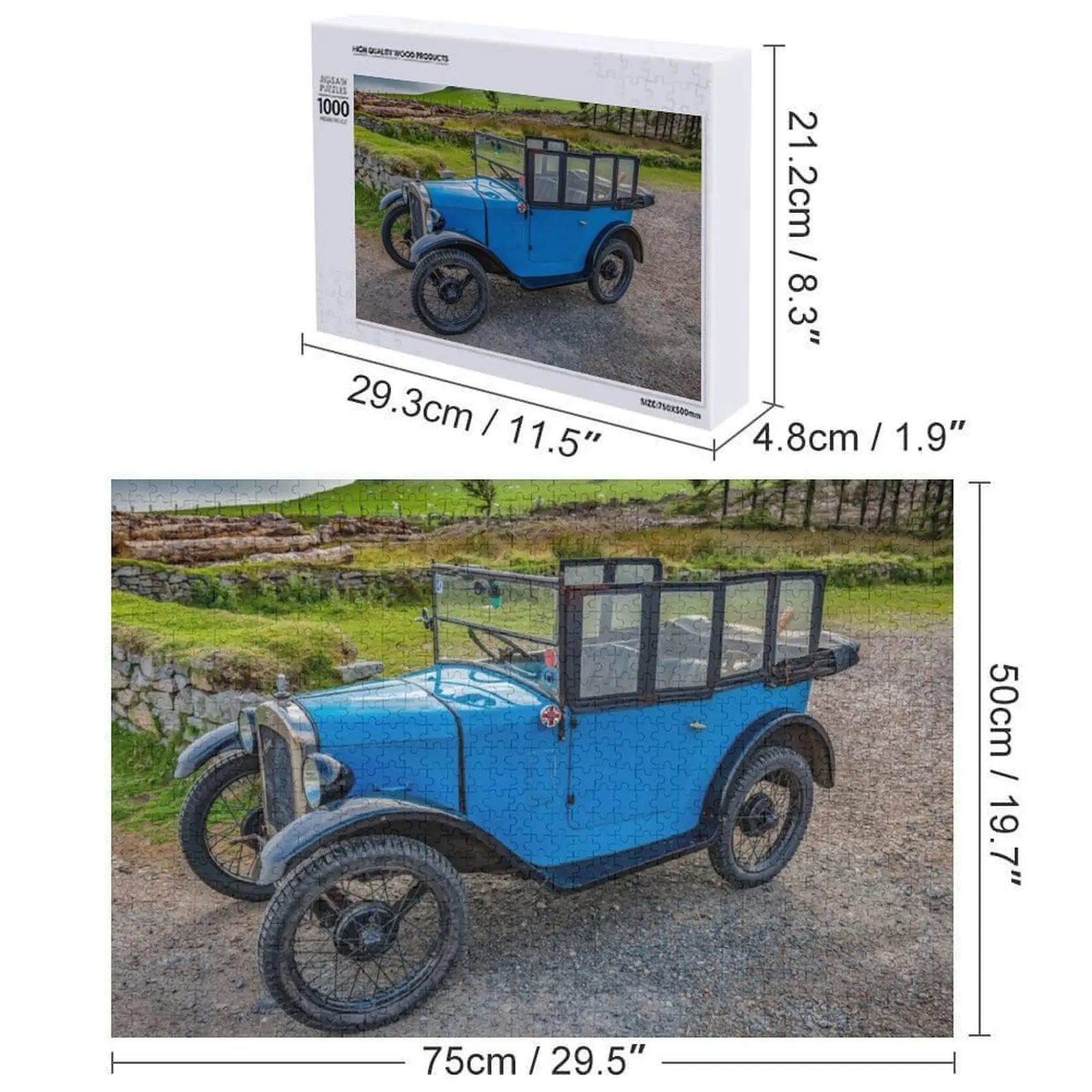 Классический автомобильный пазл austin 7 - Фотография_6