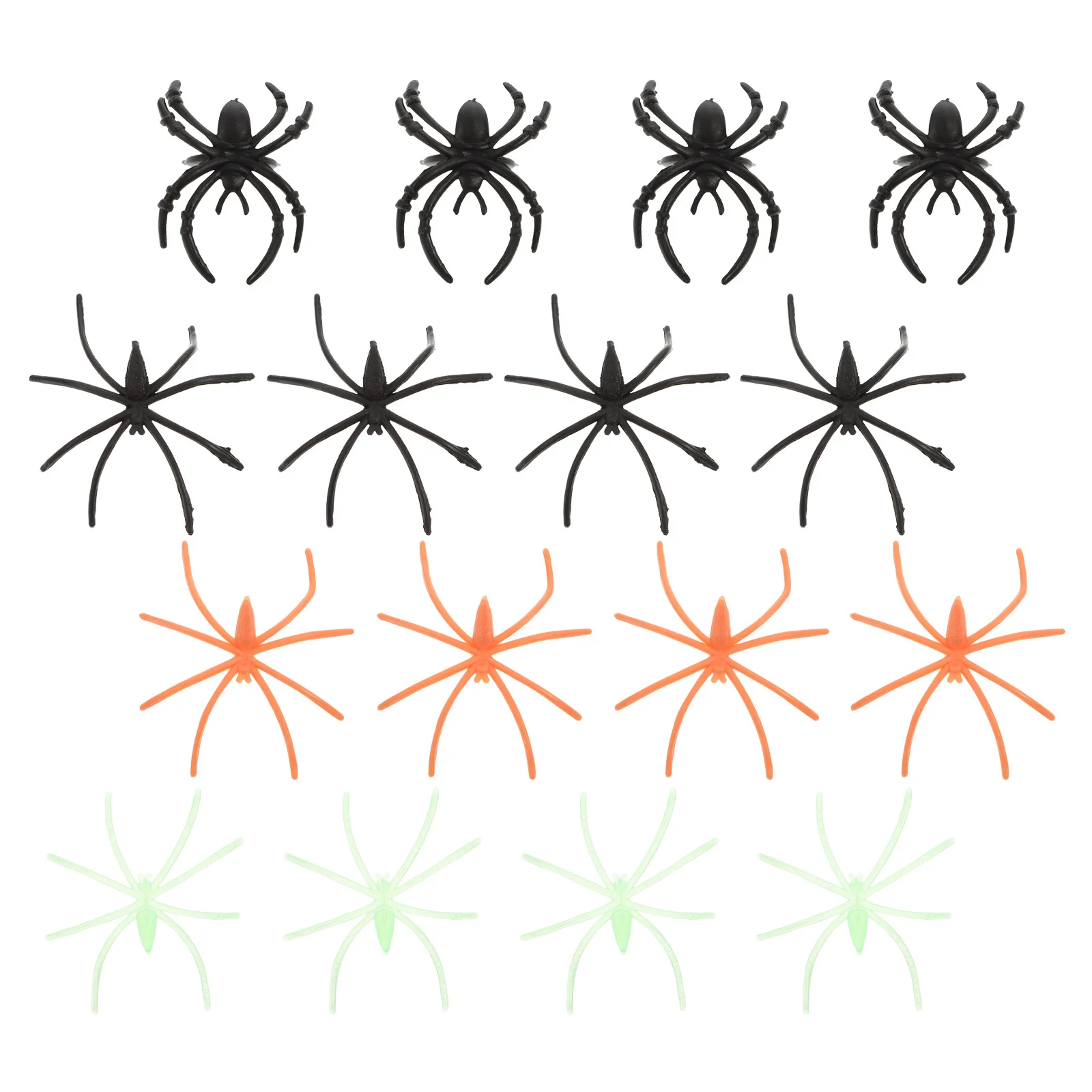 Светящиеся в темноте кольца-паук на хэллоуин