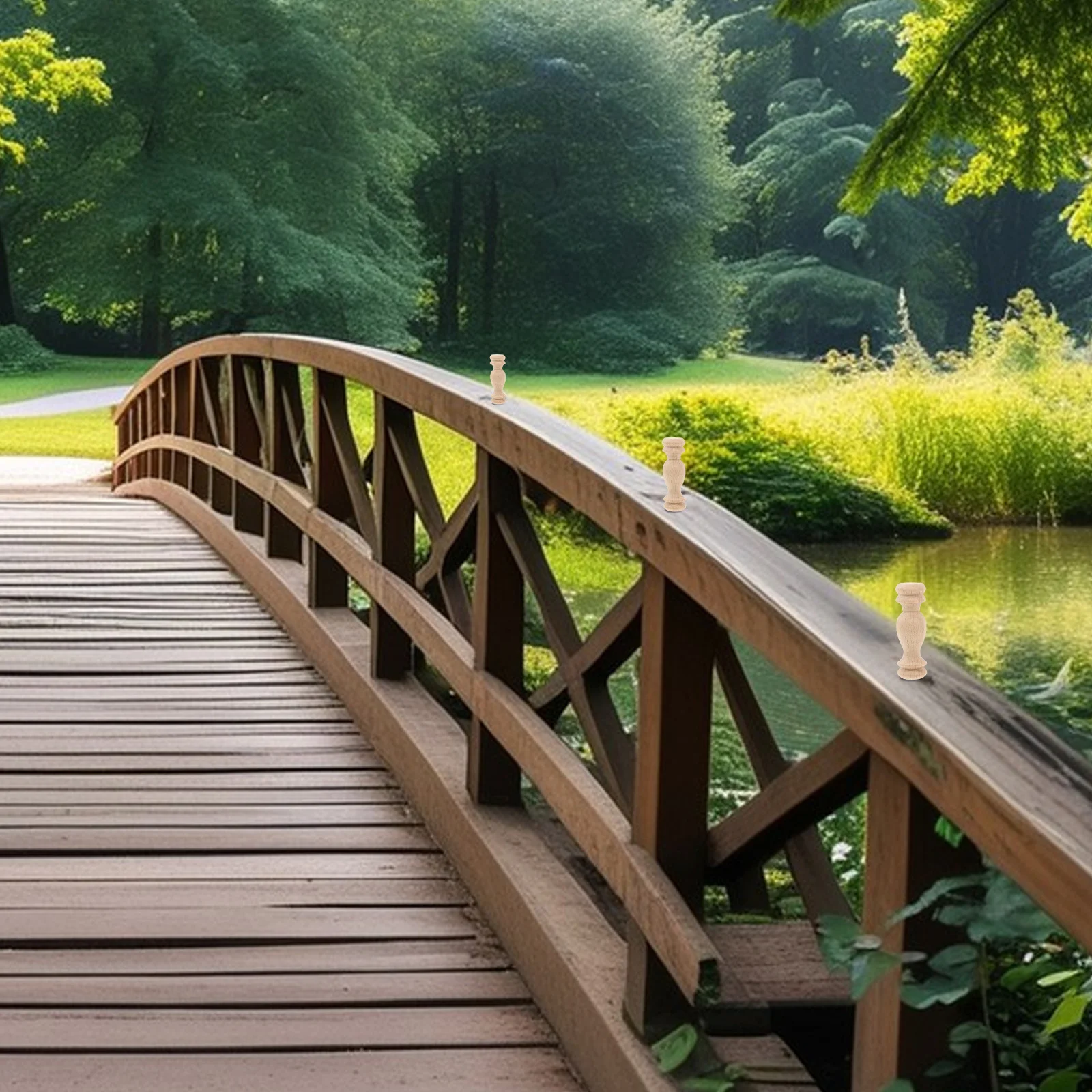 Римские стойки из цельного дерева - Фотография_4