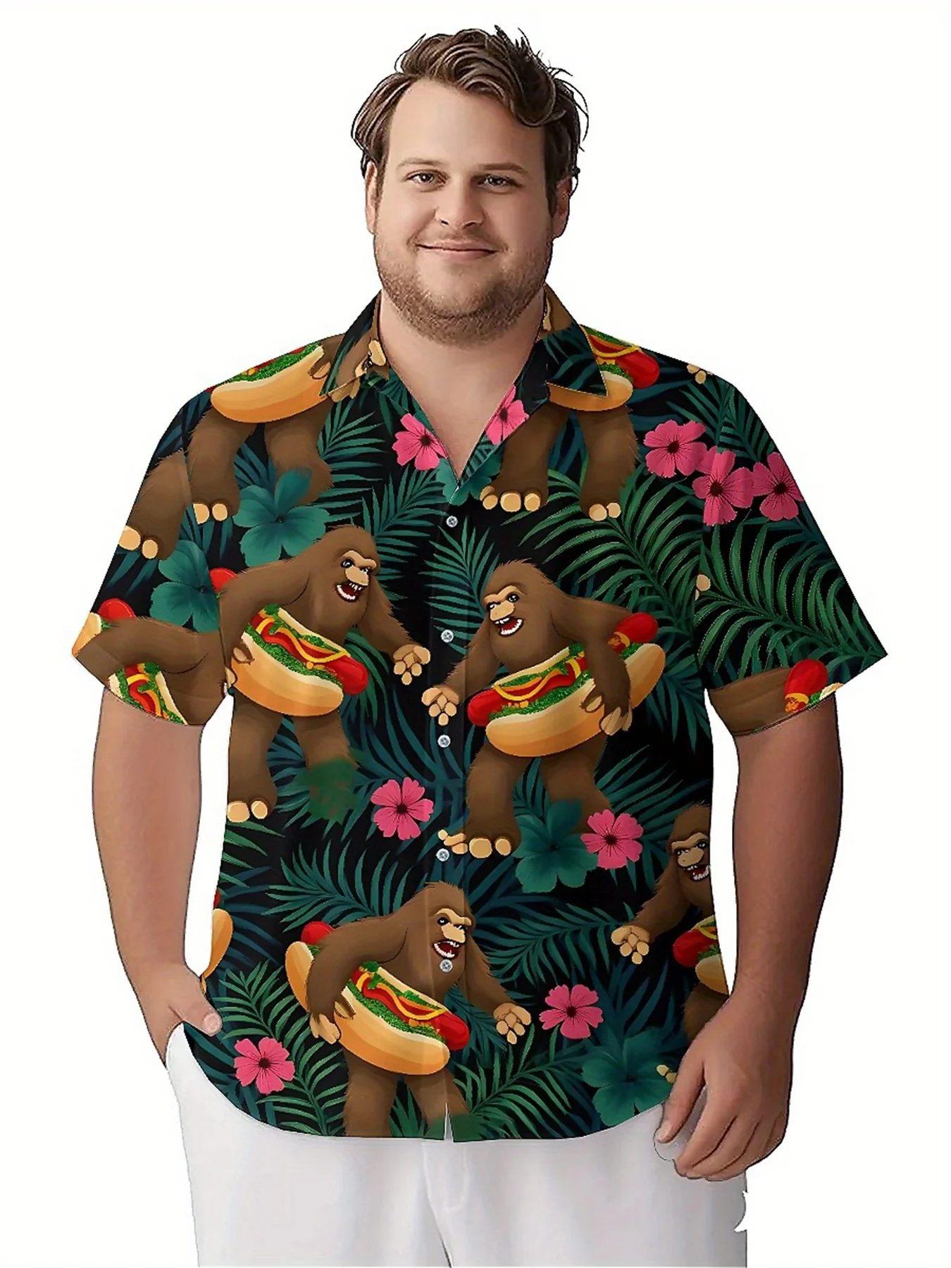 Мужские гавайские рубашки больших - Фотография_5