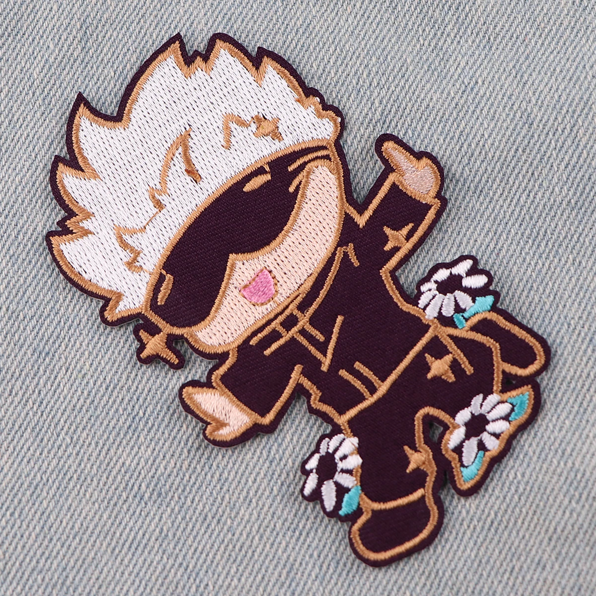 Крутая вышитая нашивка в стиле аниме для мальчиков - Фотография_2