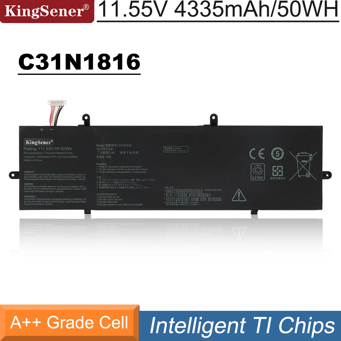 Kingsener c31n1816 аккумулятор