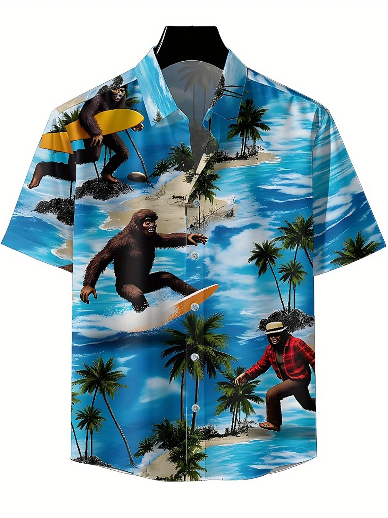 Мужские гавайские рубашки больших - Фотография_2