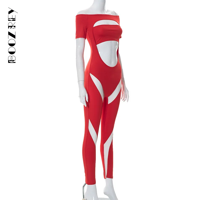 Пикантный красный комбинезон boozrey - Фотография_5