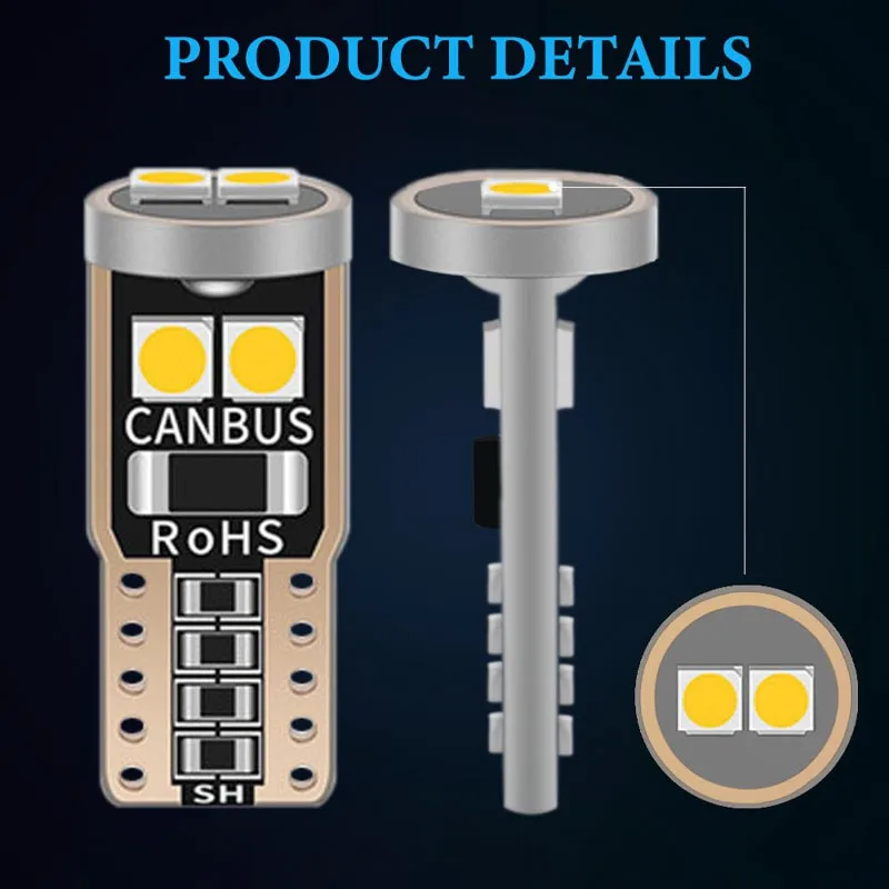 T10 w5w 6smd 3030 супер яркий светодиодный - Фотография_3