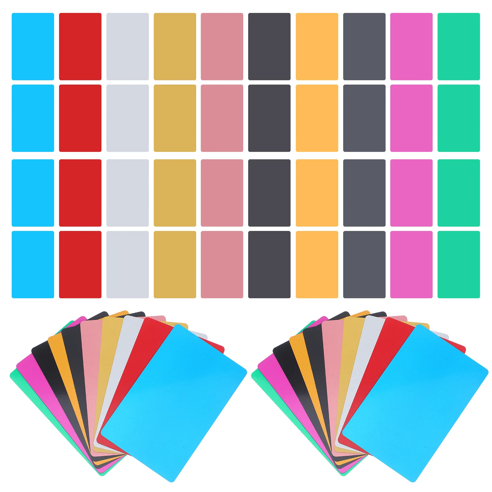 Пустые алюминиевые визитные карточки - Фотография_2