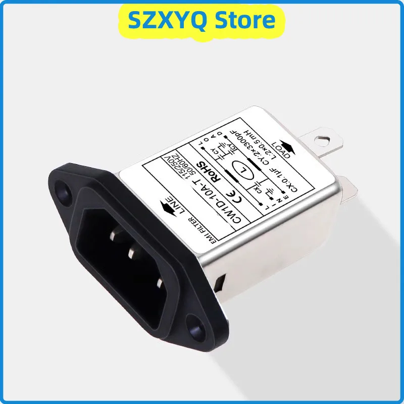 Однофазный ac t-socket power emi-фильтр
