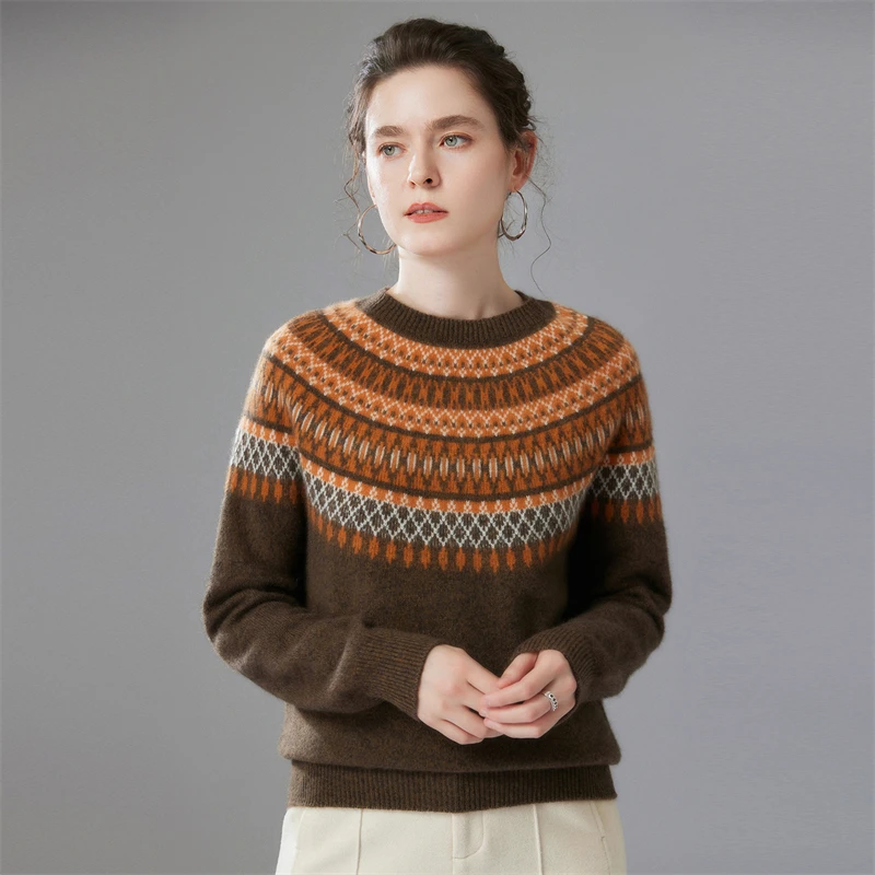 Женский свитер из 100% козьего - Фотография_2