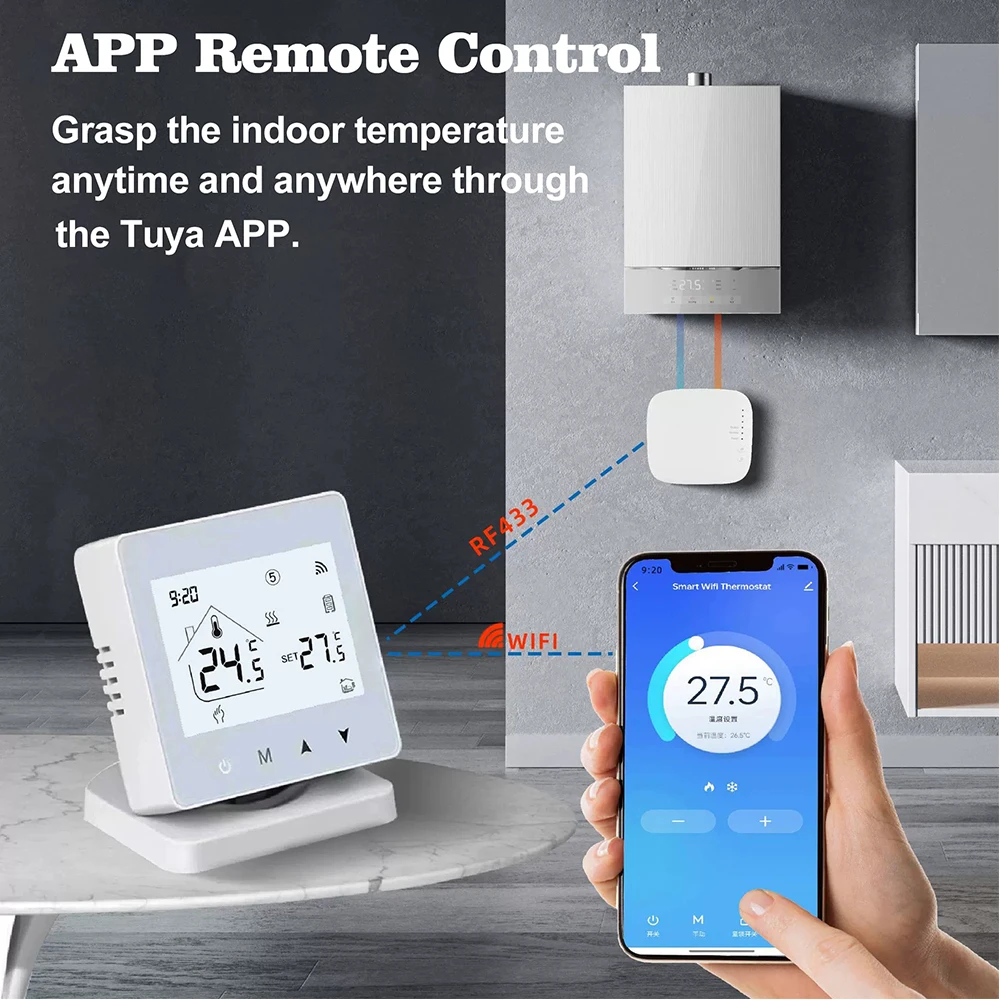 Радиочастотный беспроводной термостат - Фотография_3