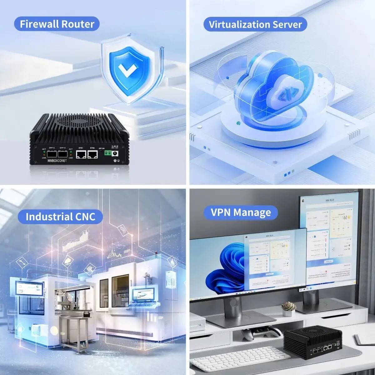 Mnboxconet mini pc n305 брандмауэр 2x10gbe sfp+ - Фотография_6