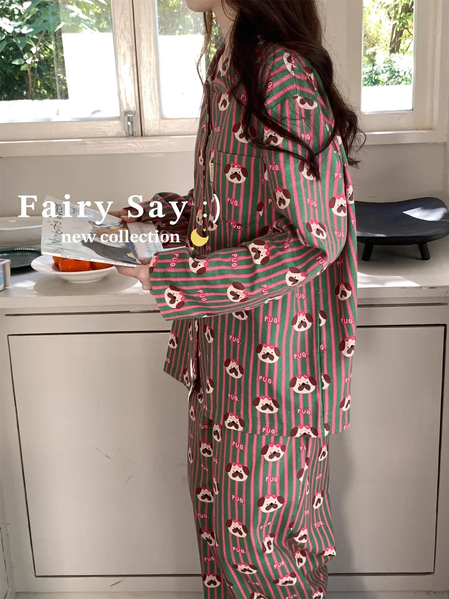 Cotton sweet loungewear korean - Фотография_4