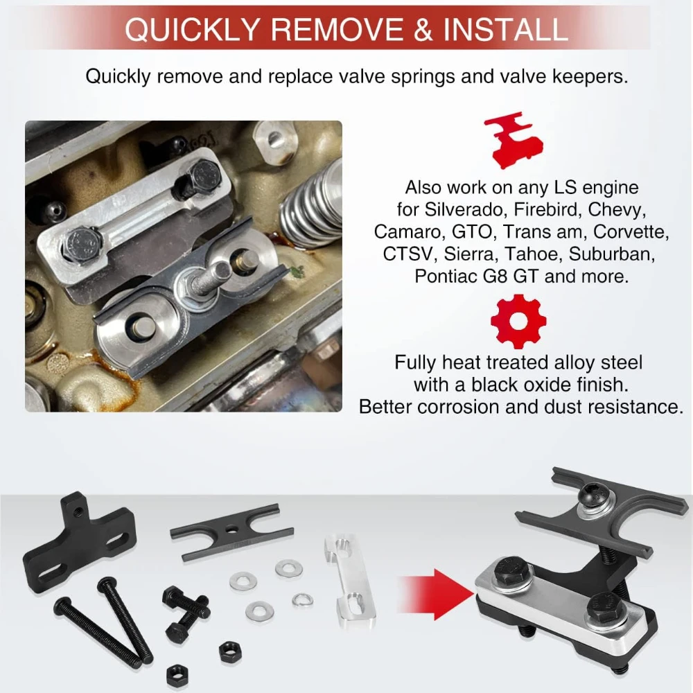 Инструмент для сжатия клапанной пружины для двигателей ls для двигателей 4 - Фотография_3