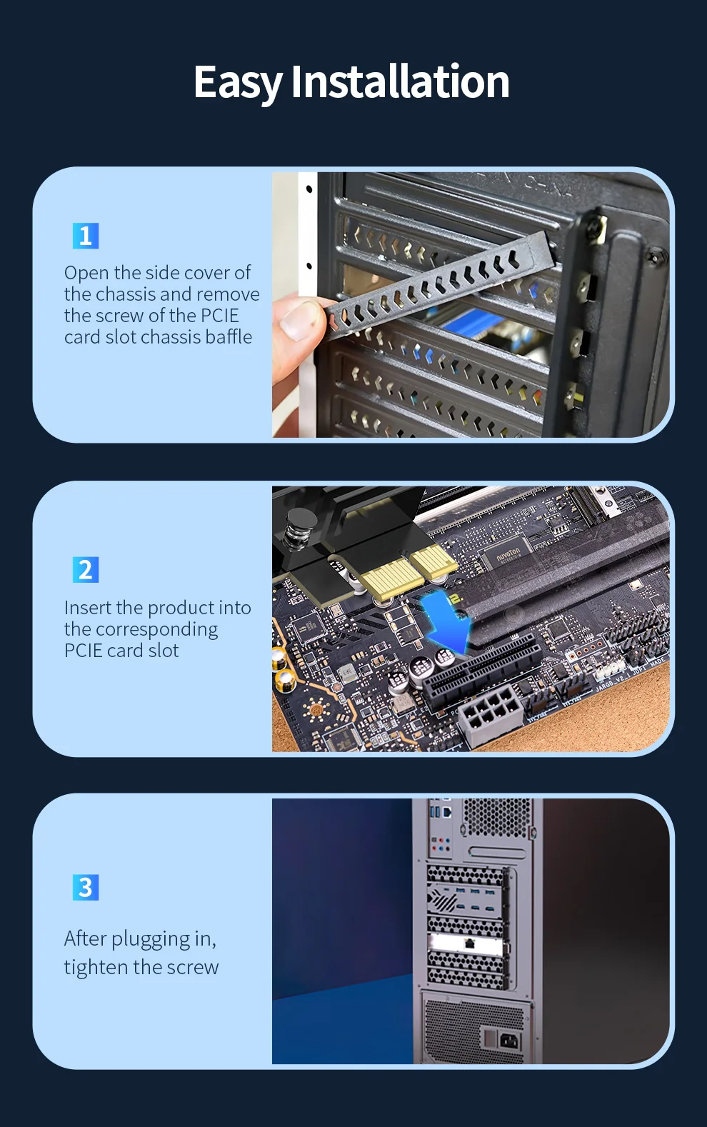 Проводная сетевая карта comfast 5g pcie - Фотография_6