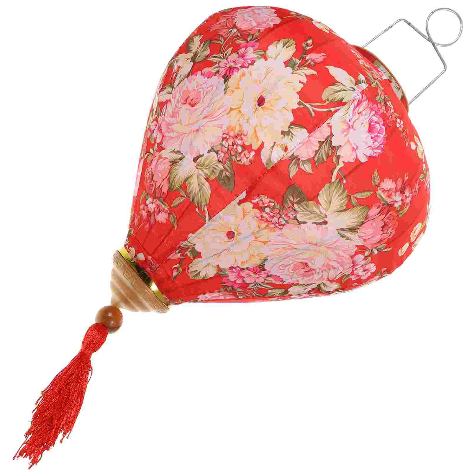 Овальные шелковые фонари